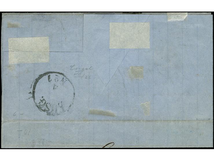 2 Ngr. Wappen Ganzsachenausschnitt viereckig geschnitten mit Ra2 "DRESDEN 6 IV 67" auf Brief in den Postverein nach Torgau, F