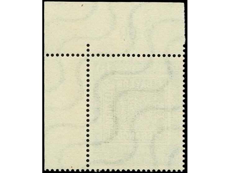 1949, 100 Jahre dt. Briefmarken 10 Pfg. mit Plattenfehler "weißer Fleck auf UT in DEUTSCHE" (Feld 10, Teilauflage), aus der r