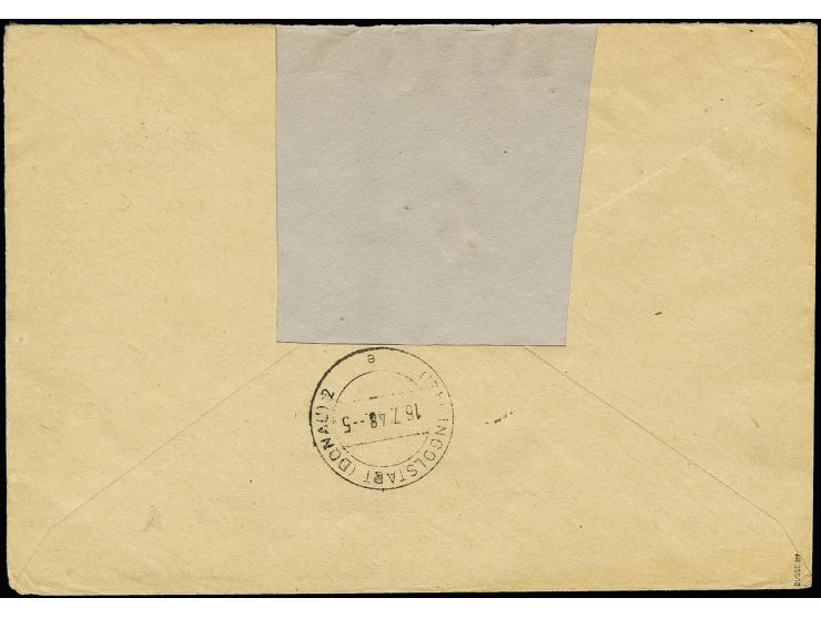 "3/Berlin-Köpenick" in rot auf senkrechtem Randpaar Arbeiter 12 Pfg. mit Druckerzeichen "7" (negativ) und Arbeiter 6 Pfg. auf