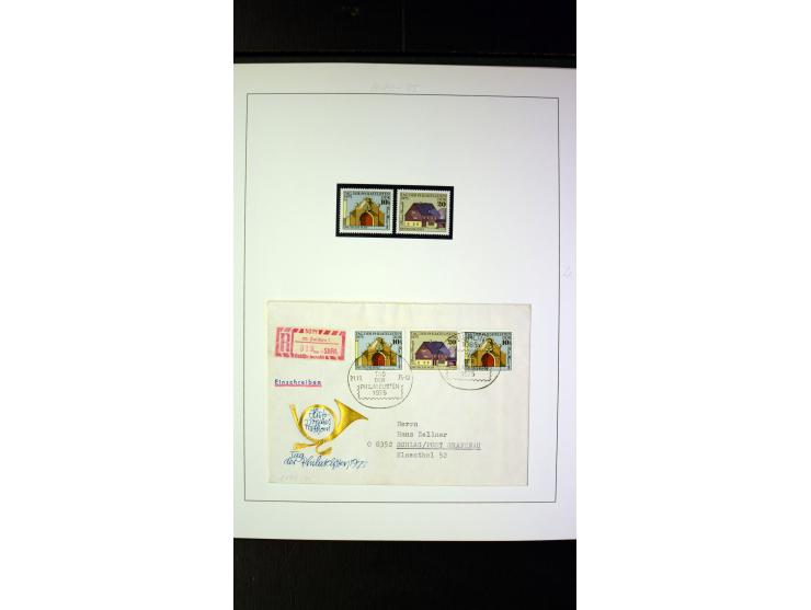 1945/90, postfrische und etwas gestempelte Sammlung mit FDC, dabei SBZ Mi.-Nr. Bl.1X, 4, 5X (2), 5Y (2), 5S, 6 (4), DDR Bl.7 
