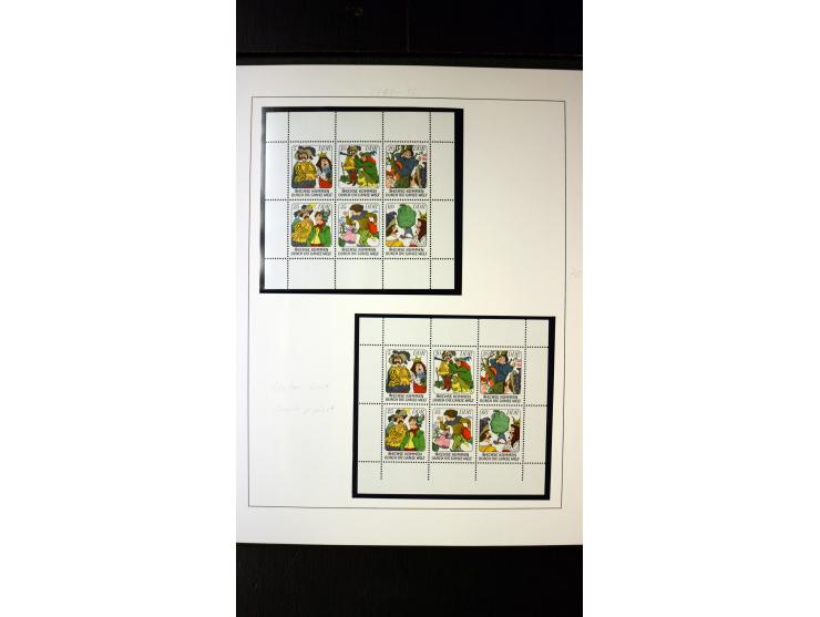 1945/90, postfrische und etwas gestempelte Sammlung mit FDC, dabei SBZ Mi.-Nr. Bl.1X, 4, 5X (2), 5Y (2), 5S, 6 (4), DDR Bl.7 