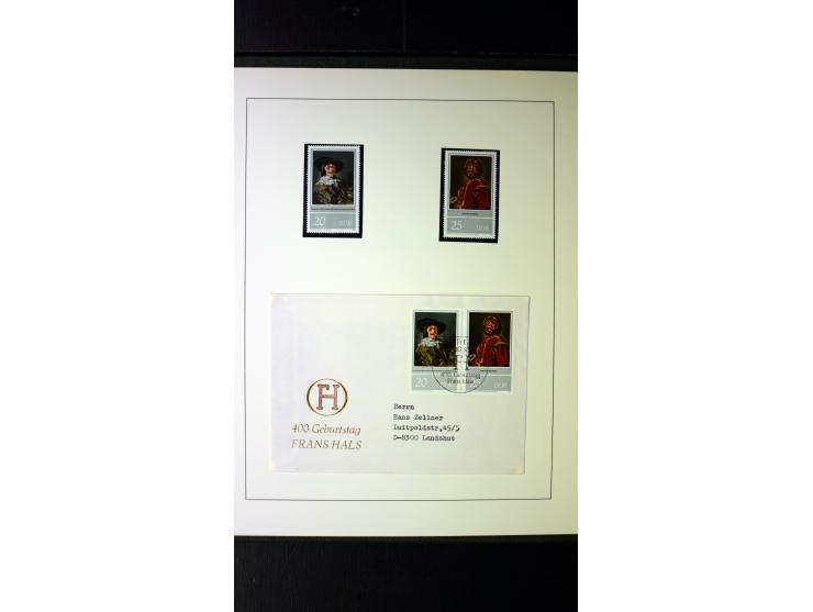 1945/90, postfrische und etwas gestempelte Sammlung mit FDC, dabei SBZ Mi.-Nr. Bl.1X, 4, 5X (2), 5Y (2), 5S, 6 (4), DDR Bl.7 