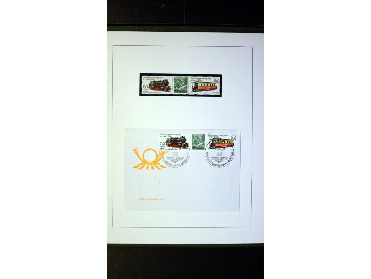 1945/90, postfrische und etwas gestempelte Sammlung mit FDC, dabei SBZ Mi.-Nr. Bl.1X, 4, 5X (2), 5Y (2), 5S, 6 (4), DDR Bl.7 