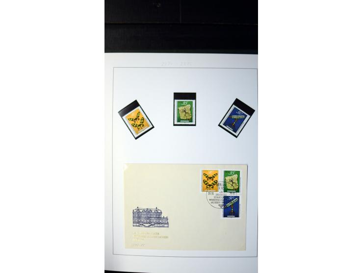 1945/90, postfrische und etwas gestempelte Sammlung mit FDC, dabei SBZ Mi.-Nr. Bl.1X, 4, 5X (2), 5Y (2), 5S, 6 (4), DDR Bl.7 