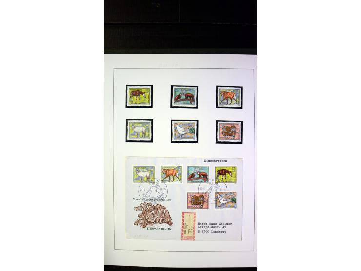 1945/90, postfrische und etwas gestempelte Sammlung mit FDC, dabei SBZ Mi.-Nr. Bl.1X, 4, 5X (2), 5Y (2), 5S, 6 (4), DDR Bl.7 