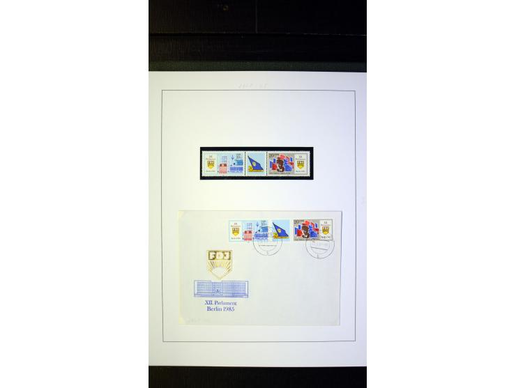 1945/90, postfrische und etwas gestempelte Sammlung mit FDC, dabei SBZ Mi.-Nr. Bl.1X, 4, 5X (2), 5Y (2), 5S, 6 (4), DDR Bl.7 