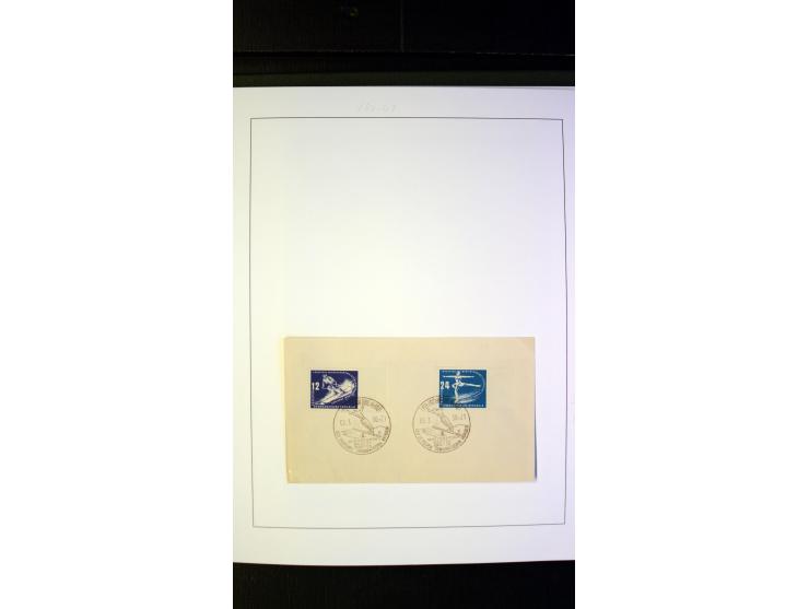 1945/90, postfrische und etwas gestempelte Sammlung mit FDC, dabei SBZ Mi.-Nr. Bl.1X, 4, 5X (2), 5Y (2), 5S, 6 (4), DDR Bl.7 