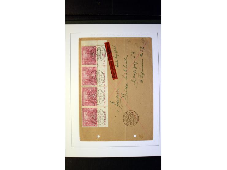 1945/90, postfrische und etwas gestempelte Sammlung mit FDC, dabei SBZ Mi.-Nr. Bl.1X, 4, 5X (2), 5Y (2), 5S, 6 (4), DDR Bl.7 