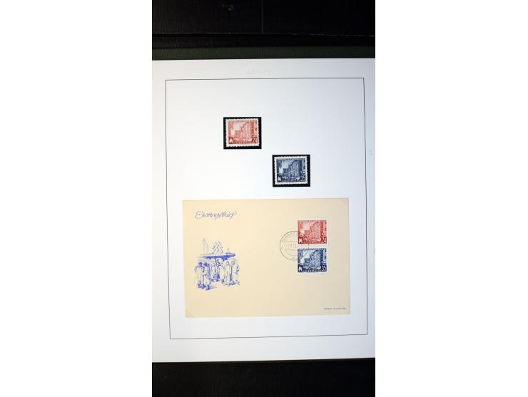 1945/90, postfrische und etwas gestempelte Sammlung mit FDC, dabei SBZ Mi.-Nr. Bl.1X, 4, 5X (2), 5Y (2), 5S, 6 (4), DDR Bl.7 