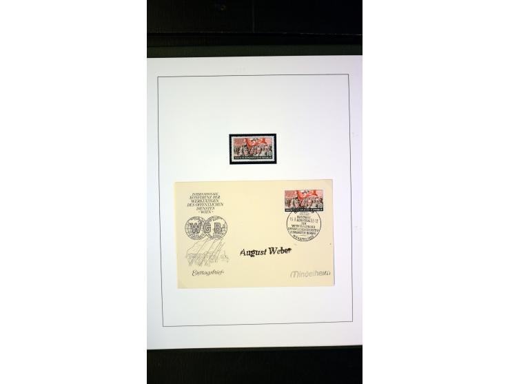 1945/90, postfrische und etwas gestempelte Sammlung mit FDC, dabei SBZ Mi.-Nr. Bl.1X, 4, 5X (2), 5Y (2), 5S, 6 (4), DDR Bl.7 