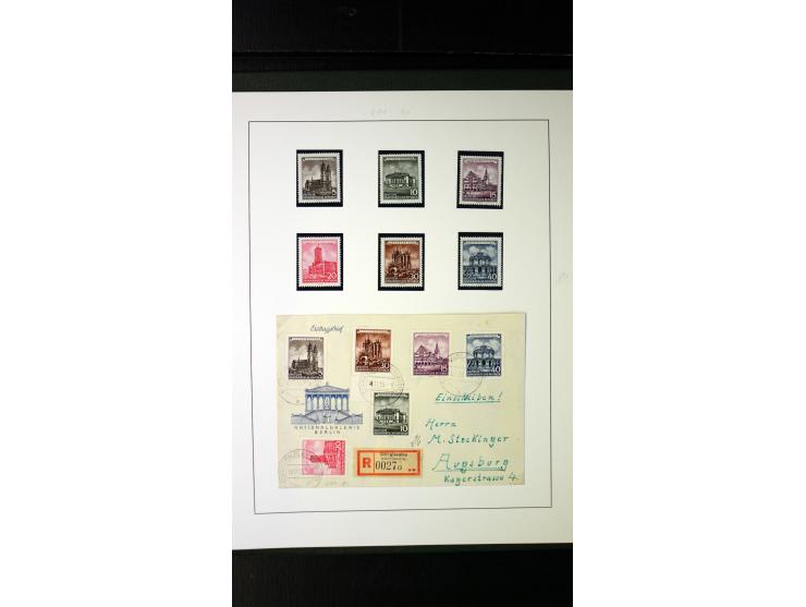 1945/90, postfrische und etwas gestempelte Sammlung mit FDC, dabei SBZ Mi.-Nr. Bl.1X, 4, 5X (2), 5Y (2), 5S, 6 (4), DDR Bl.7 