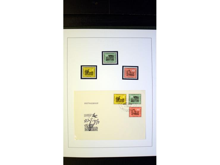 1945/90, postfrische und etwas gestempelte Sammlung mit FDC, dabei SBZ Mi.-Nr. Bl.1X, 4, 5X (2), 5Y (2), 5S, 6 (4), DDR Bl.7 