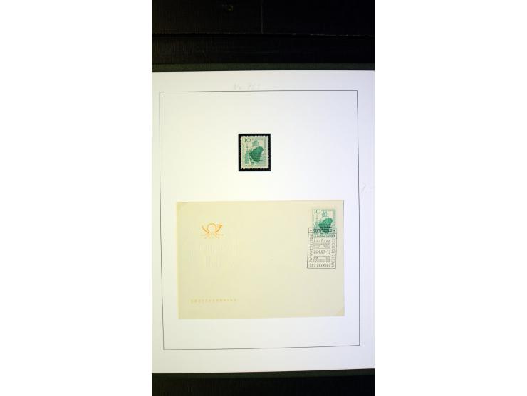 1945/90, postfrische und etwas gestempelte Sammlung mit FDC, dabei SBZ Mi.-Nr. Bl.1X, 4, 5X (2), 5Y (2), 5S, 6 (4), DDR Bl.7 