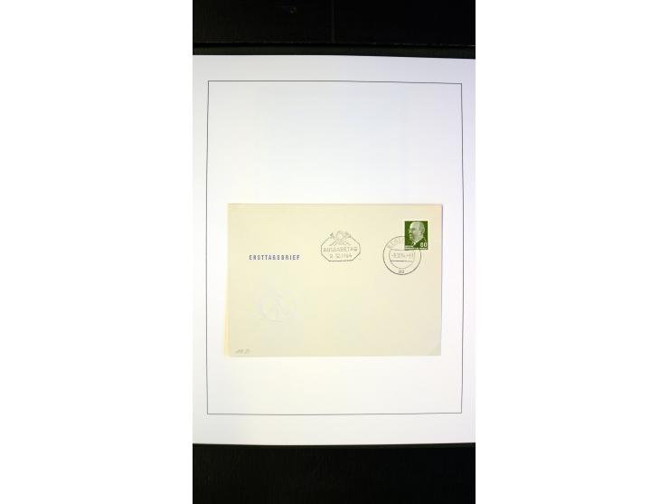 1945/90, postfrische und etwas gestempelte Sammlung mit FDC, dabei SBZ Mi.-Nr. Bl.1X, 4, 5X (2), 5Y (2), 5S, 6 (4), DDR Bl.7 