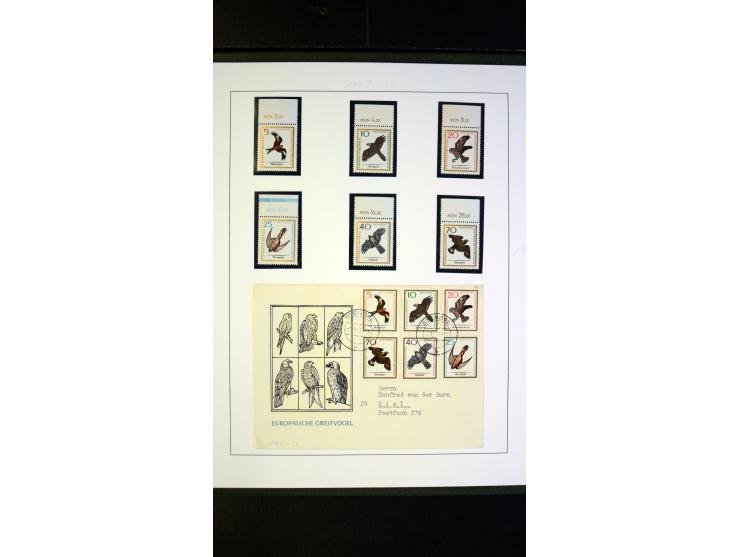 1945/90, postfrische und etwas gestempelte Sammlung mit FDC, dabei SBZ Mi.-Nr. Bl.1X, 4, 5X (2), 5Y (2), 5S, 6 (4), DDR Bl.7 