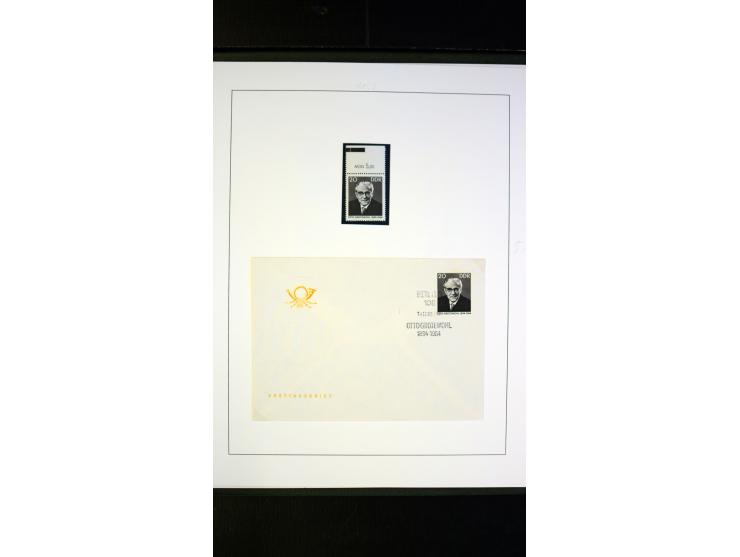1945/90, postfrische und etwas gestempelte Sammlung mit FDC, dabei SBZ Mi.-Nr. Bl.1X, 4, 5X (2), 5Y (2), 5S, 6 (4), DDR Bl.7 