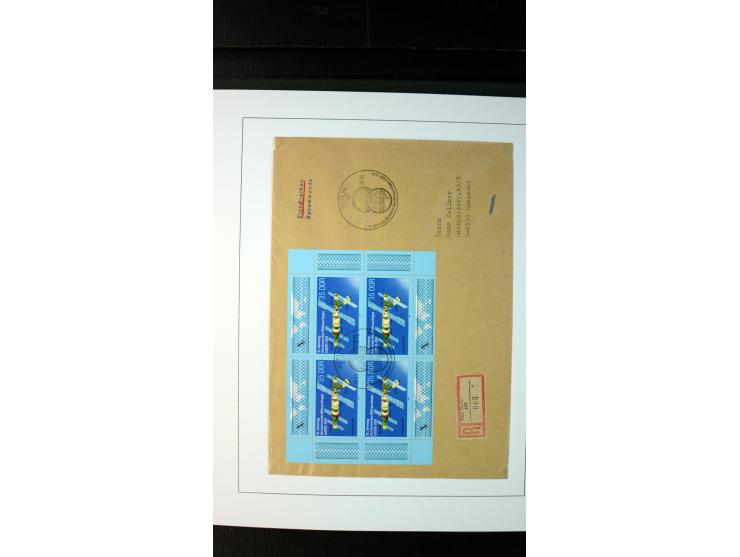 1945/90, postfrische und etwas gestempelte Sammlung mit FDC, dabei SBZ Mi.-Nr. Bl.1X, 4, 5X (2), 5Y (2), 5S, 6 (4), DDR Bl.7 