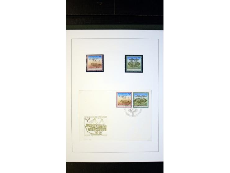 1945/90, postfrische und etwas gestempelte Sammlung mit FDC, dabei SBZ Mi.-Nr. Bl.1X, 4, 5X (2), 5Y (2), 5S, 6 (4), DDR Bl.7 