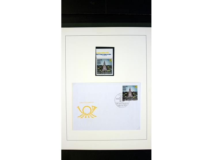 1945/90, postfrische und etwas gestempelte Sammlung mit FDC, dabei SBZ Mi.-Nr. Bl.1X, 4, 5X (2), 5Y (2), 5S, 6 (4), DDR Bl.7 