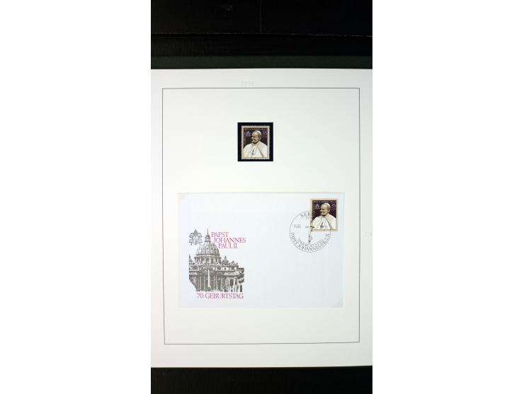 1945/90, postfrische und etwas gestempelte Sammlung mit FDC, dabei SBZ Mi.-Nr. Bl.1X, 4, 5X (2), 5Y (2), 5S, 6 (4), DDR Bl.7 