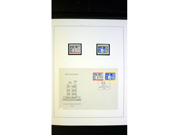1945/90, postfrische und etwas gestempelte Sammlung mit FDC, dabei SBZ Mi.-Nr. Bl.1X, 4, 5X (2), 5Y (2), 5S, 6 (4), DDR Bl.7 