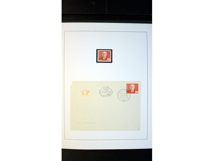 1945/90, postfrische und etwas gestempelte Sammlung mit FDC, dabei SBZ Mi.-Nr. Bl.1X, 4, 5X (2), 5Y (2), 5S, 6 (4), DDR Bl.7 