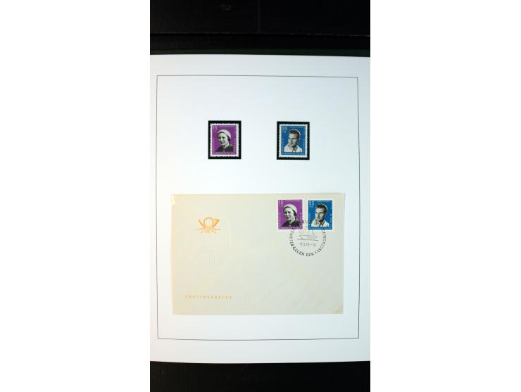 1945/90, postfrische und etwas gestempelte Sammlung mit FDC, dabei SBZ Mi.-Nr. Bl.1X, 4, 5X (2), 5Y (2), 5S, 6 (4), DDR Bl.7 