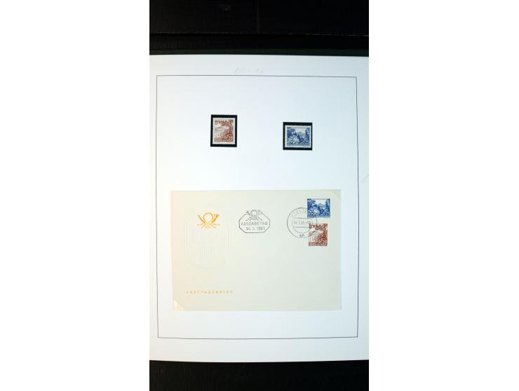 1945/90, postfrische und etwas gestempelte Sammlung mit FDC, dabei SBZ Mi.-Nr. Bl.1X, 4, 5X (2), 5Y (2), 5S, 6 (4), DDR Bl.7 