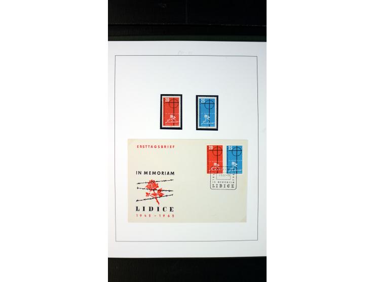 1945/90, postfrische und etwas gestempelte Sammlung mit FDC, dabei SBZ Mi.-Nr. Bl.1X, 4, 5X (2), 5Y (2), 5S, 6 (4), DDR Bl.7 