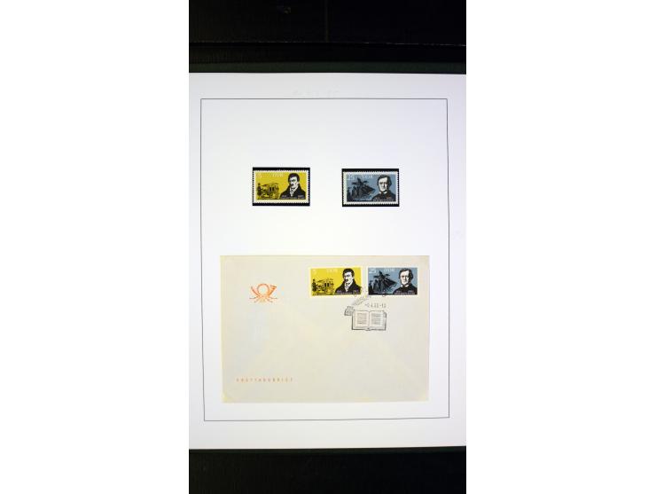 1945/90, postfrische und etwas gestempelte Sammlung mit FDC, dabei SBZ Mi.-Nr. Bl.1X, 4, 5X (2), 5Y (2), 5S, 6 (4), DDR Bl.7 