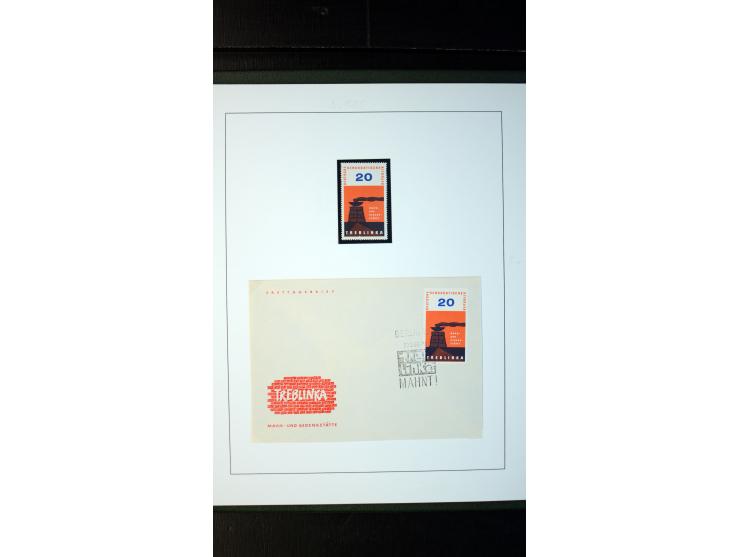 1945/90, postfrische und etwas gestempelte Sammlung mit FDC, dabei SBZ Mi.-Nr. Bl.1X, 4, 5X (2), 5Y (2), 5S, 6 (4), DDR Bl.7 