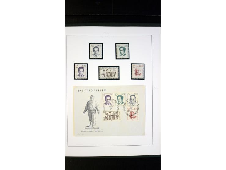 1945/90, postfrische und etwas gestempelte Sammlung mit FDC, dabei SBZ Mi.-Nr. Bl.1X, 4, 5X (2), 5Y (2), 5S, 6 (4), DDR Bl.7 