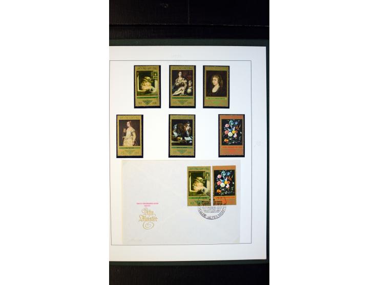 1945/90, postfrische und etwas gestempelte Sammlung mit FDC, dabei SBZ Mi.-Nr. Bl.1X, 4, 5X (2), 5Y (2), 5S, 6 (4), DDR Bl.7 