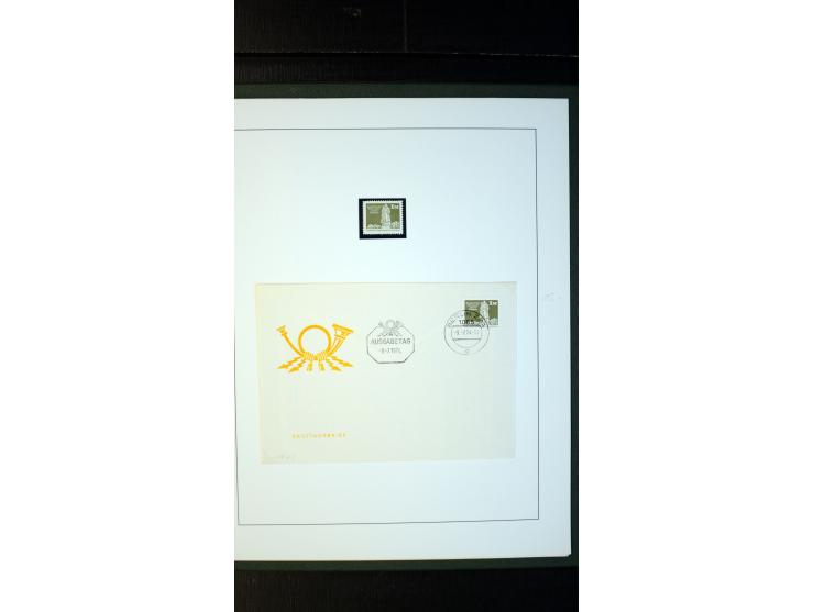 1945/90, postfrische und etwas gestempelte Sammlung mit FDC, dabei SBZ Mi.-Nr. Bl.1X, 4, 5X (2), 5Y (2), 5S, 6 (4), DDR Bl.7 