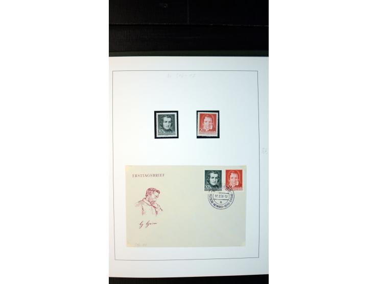 1945/90, postfrische und etwas gestempelte Sammlung mit FDC, dabei SBZ Mi.-Nr. Bl.1X, 4, 5X (2), 5Y (2), 5S, 6 (4), DDR Bl.7 