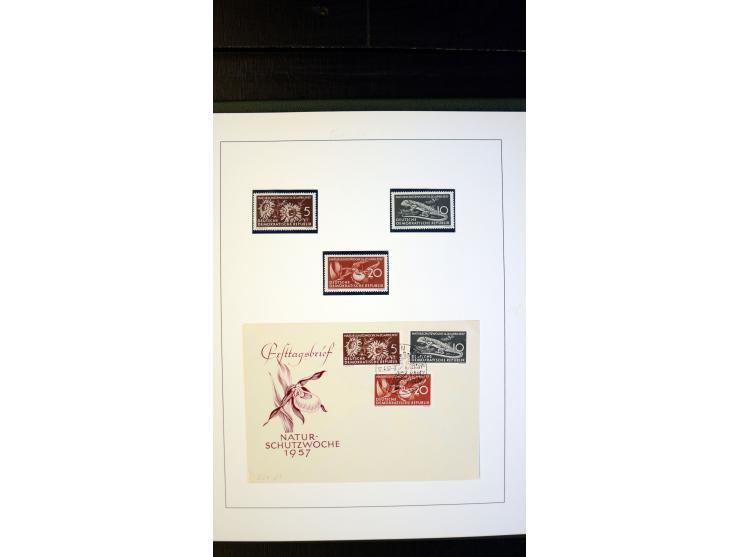 1945/90, postfrische und etwas gestempelte Sammlung mit FDC, dabei SBZ Mi.-Nr. Bl.1X, 4, 5X (2), 5Y (2), 5S, 6 (4), DDR Bl.7 
