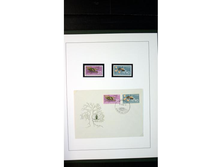 1945/90, postfrische und etwas gestempelte Sammlung mit FDC, dabei SBZ Mi.-Nr. Bl.1X, 4, 5X (2), 5Y (2), 5S, 6 (4), DDR Bl.7 