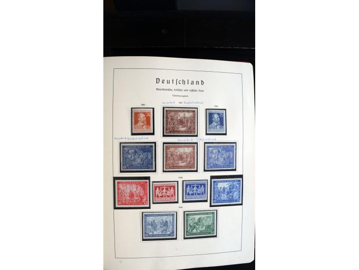 1945/61, ungebrauchte/postfrische und gestempelte Sammlung ab SBZ mit besseren Werten dabei Mi.-Nr. 8y, BIa, Block 1t, Block 