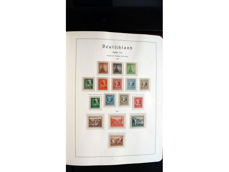 1945/61, ungebrauchte/postfrische und gestempelte Sammlung ab SBZ mit besseren Werten dabei Mi.-Nr. 8y, BIa, Block 1t, Block 