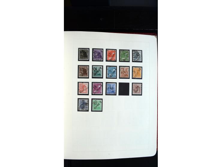 1945/61, ungebrauchte/postfrische und gestempelte Sammlung ab SBZ mit besseren Werten dabei Mi.-Nr. 8y, BIa, Block 1t, Block 