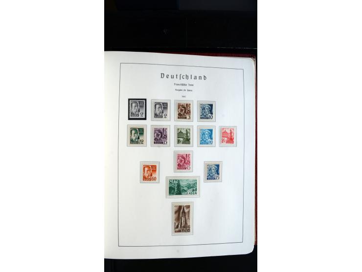 1945/61, ungebrauchte/postfrische und gestempelte Sammlung ab SBZ mit besseren Werten dabei Mi.-Nr. 8y, BIa, Block 1t, Block 