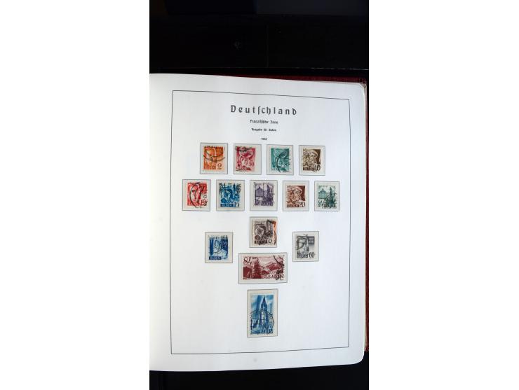 1945/61, ungebrauchte/postfrische und gestempelte Sammlung ab SBZ mit besseren Werten dabei Mi.-Nr. 8y, BIa, Block 1t, Block 