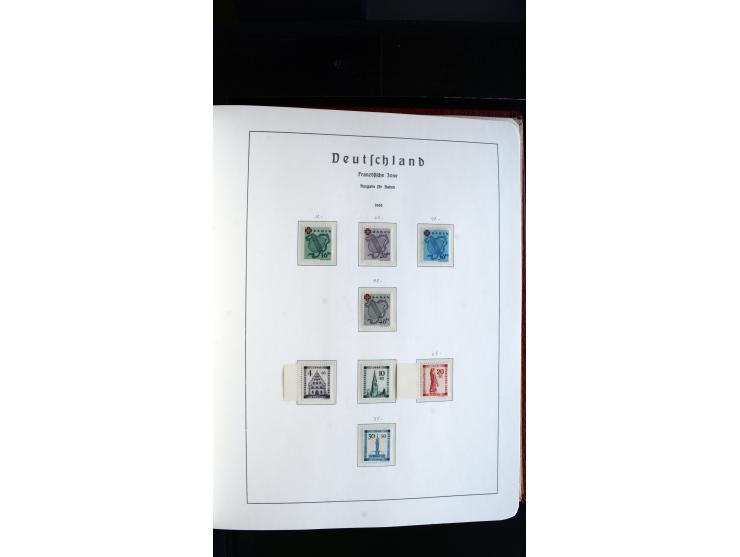 1945/61, ungebrauchte/postfrische und gestempelte Sammlung ab SBZ mit besseren Werten dabei Mi.-Nr. 8y, BIa, Block 1t, Block 