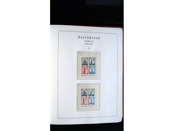 1945/61, ungebrauchte/postfrische und gestempelte Sammlung ab SBZ mit besseren Werten dabei Mi.-Nr. 8y, BIa, Block 1t, Block 