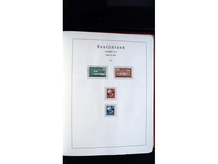 1945/61, ungebrauchte/postfrische und gestempelte Sammlung ab SBZ mit besseren Werten dabei Mi.-Nr. 8y, BIa, Block 1t, Block 