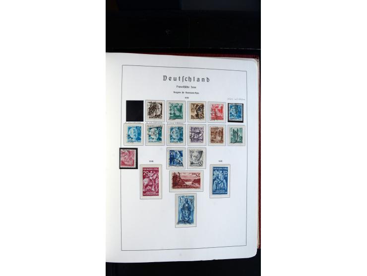 1945/61, ungebrauchte/postfrische und gestempelte Sammlung ab SBZ mit besseren Werten dabei Mi.-Nr. 8y, BIa, Block 1t, Block 