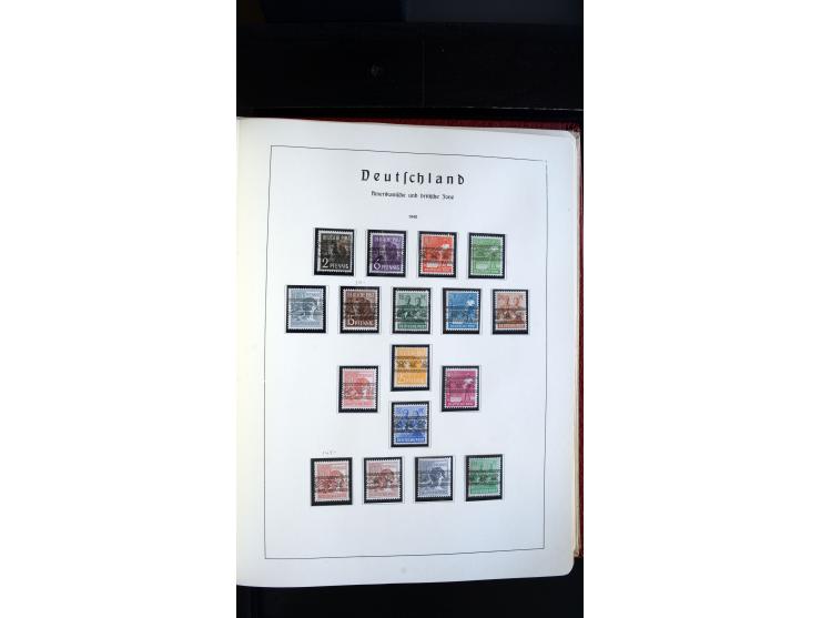 1945/61, ungebrauchte/postfrische und gestempelte Sammlung ab SBZ mit besseren Werten dabei Mi.-Nr. 8y, BIa, Block 1t, Block 