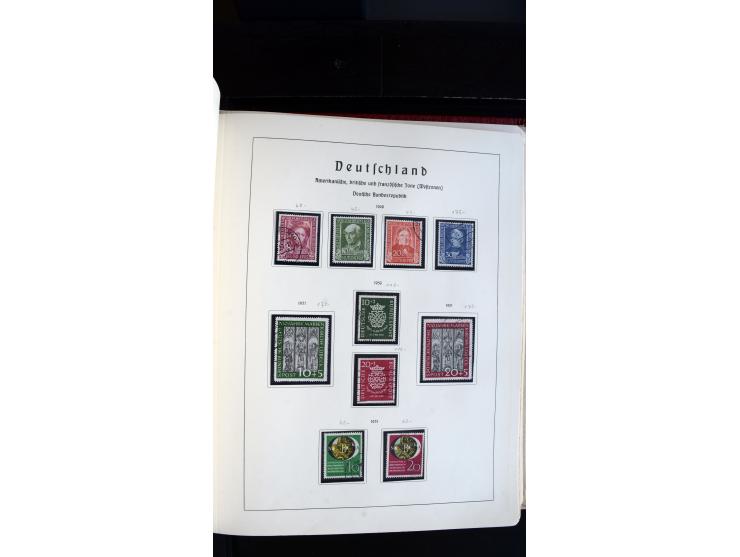 1945/61, ungebrauchte/postfrische und gestempelte Sammlung ab SBZ mit besseren Werten dabei Mi.-Nr. 8y, BIa, Block 1t, Block 