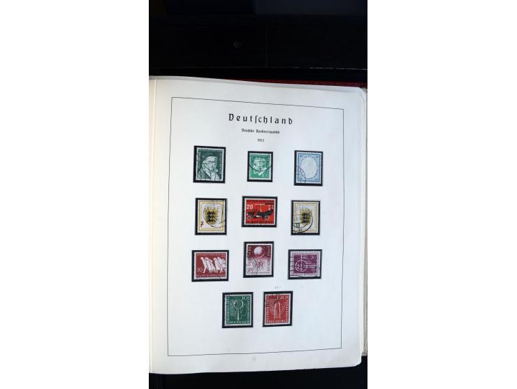 1945/61, ungebrauchte/postfrische und gestempelte Sammlung ab SBZ mit besseren Werten dabei Mi.-Nr. 8y, BIa, Block 1t, Block 