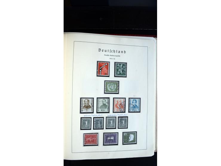 1945/61, ungebrauchte/postfrische und gestempelte Sammlung ab SBZ mit besseren Werten dabei Mi.-Nr. 8y, BIa, Block 1t, Block 